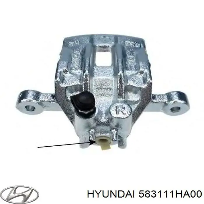 583111HA00 Hyundai/Kia Suporte do freio traseiro direito
