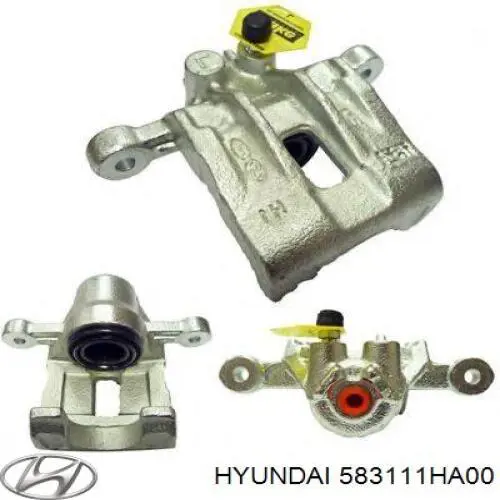 Compre 583111HA00 Hyundai/Kia Suporte do freio traseiro direito