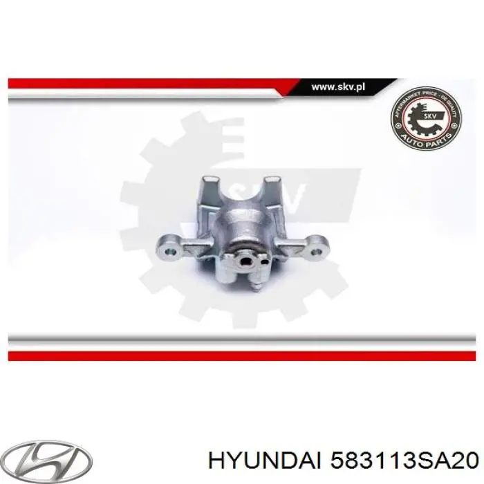 Compre 583113SA20 Hyundai/Kia Suporte do freio traseiro direito