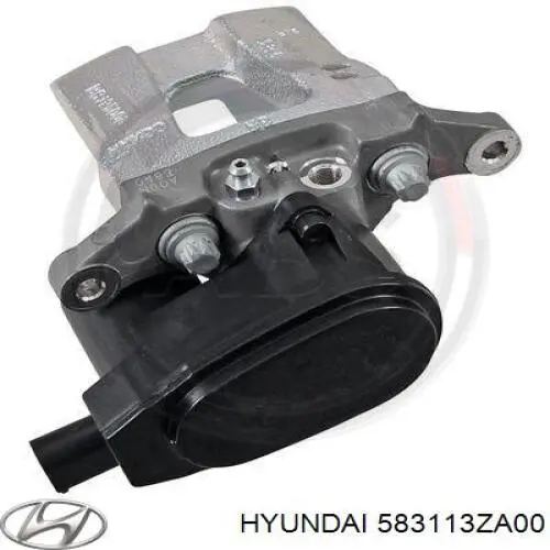 583113ZA00 Hyundai/Kia Suporte do freio traseiro direito