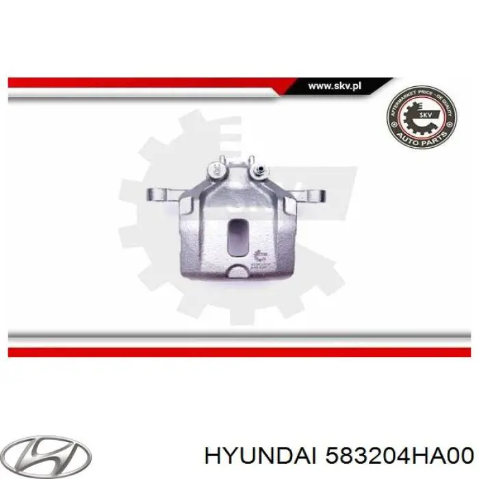 Compre 583204HA00 Hyundai/Kia Suporte do freio traseiro direito