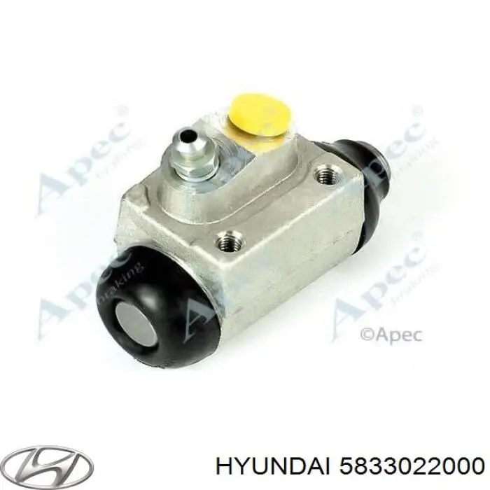Compre 5833022000 Hyundai/Kia Cilindro traseiro do freio de rodas de trabalho