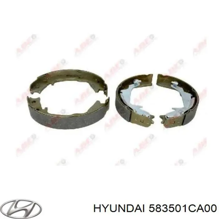 Sapatas do freio de estacionamento Hyundai/Kia 583501CA00 preço, a partir de 23,98 USD