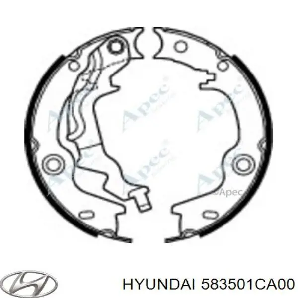 Compre 583501CA00 Hyundai/Kia Sapatas do freio de estacionamento