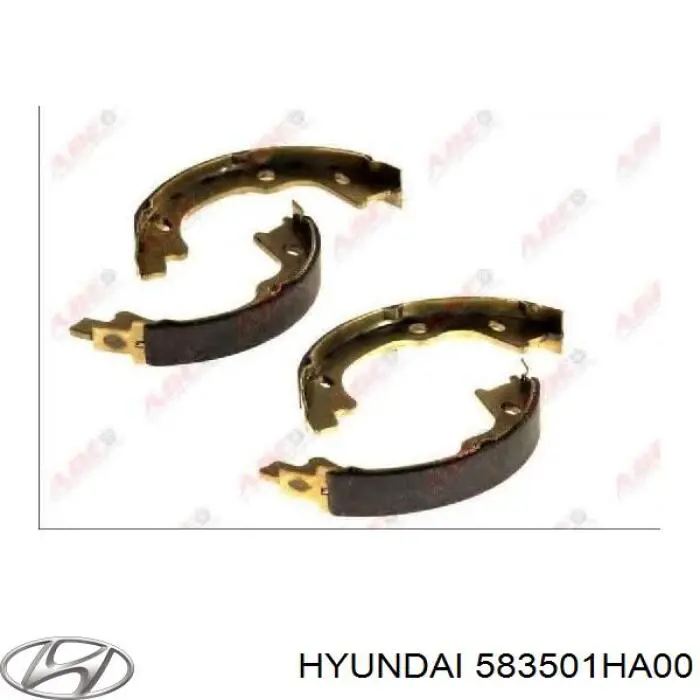 Compre 583501HA00 Hyundai/Kia Sapatas do freio de estacionamento