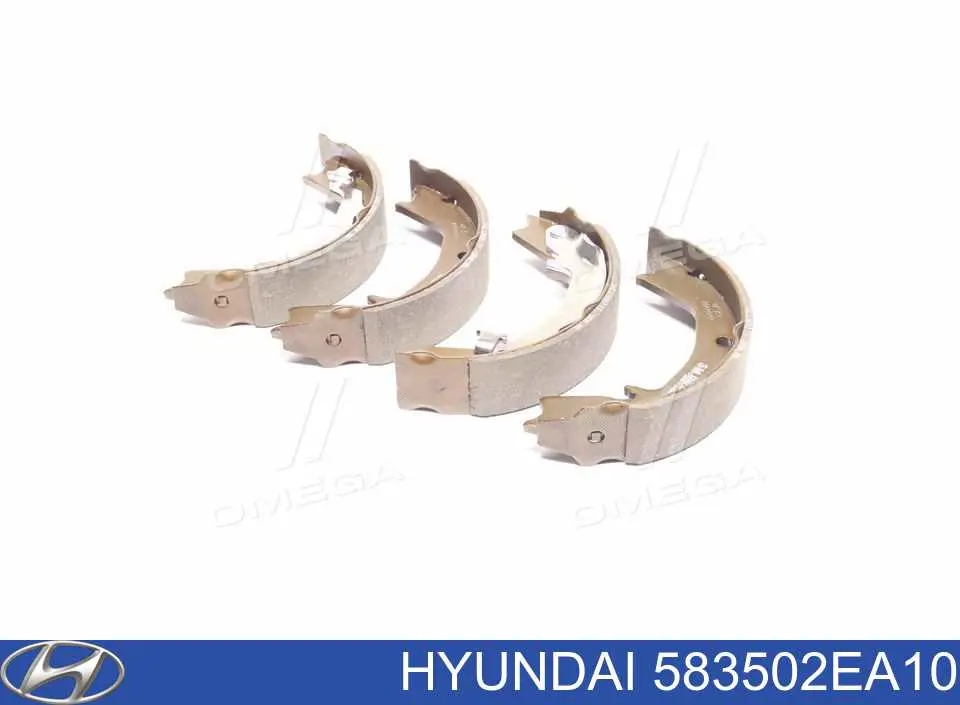 583502EA10 Hyundai/Kia Sapatas do freio de estacionamento