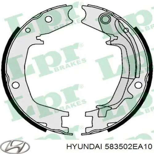 Compre 583502EA10 Hyundai/Kia Sapatas do freio de estacionamento