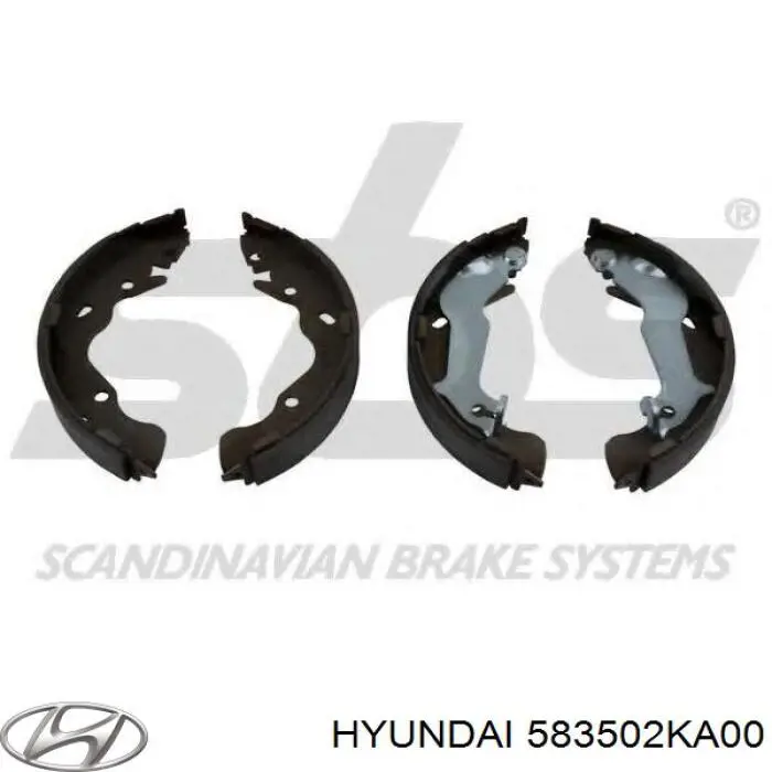 Sapatas do freio traseiras de tambor Hyundai/Kia 583502KA00 preço, a partir de 40,12 USD