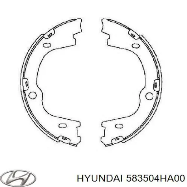 Sapatas do freio de estacionamento Hyundai/Kia 583504HA00 preço, a partir de 54,75 USD