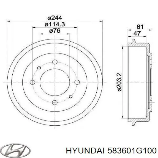  Hyundai/Kia 583601G000 preço, a partir de 260,71 USD