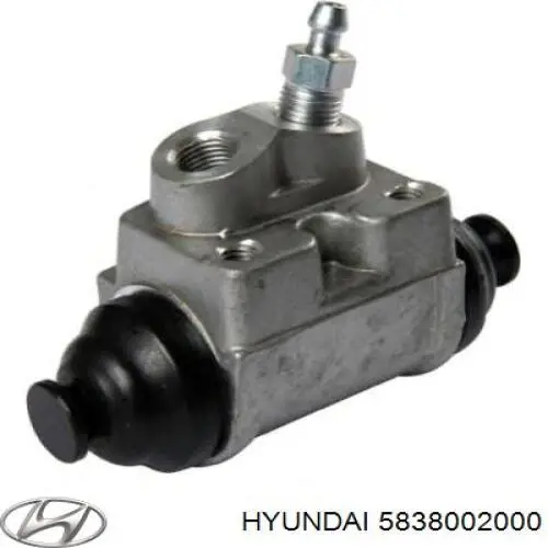 5838002000 Hyundai/Kia Cilindro traseiro do freio de rodas de trabalho