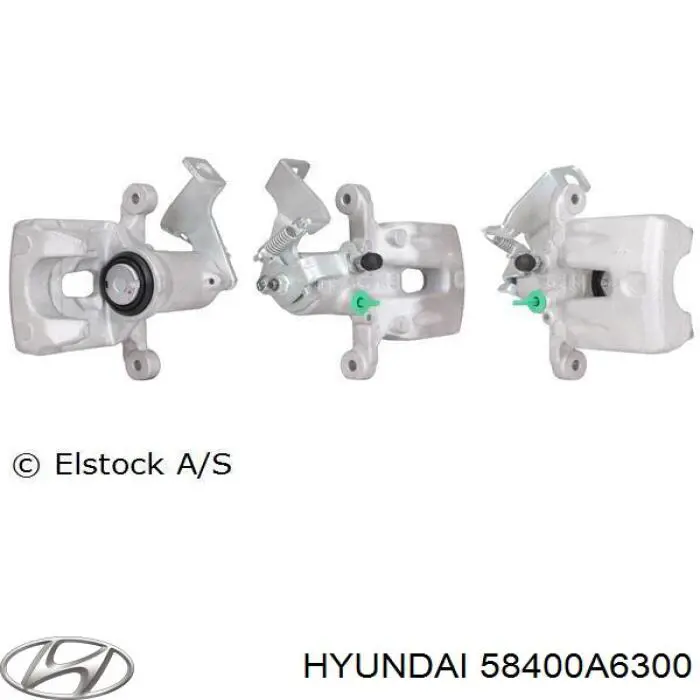 58400A6300 Hyundai/Kia Suporte do freio traseiro direito