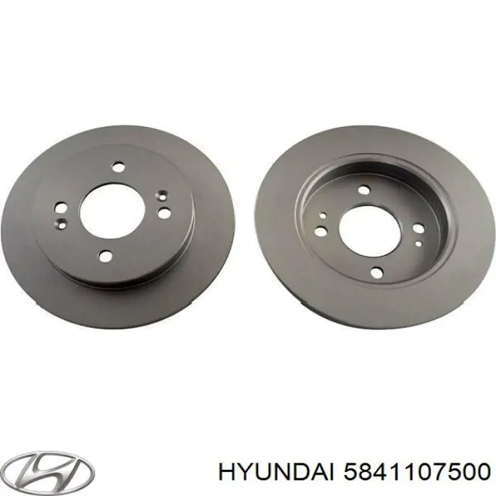 Disco do freio traseiro Hyundai/Kia 5841107500 preço, a partir de 38,47 USD
