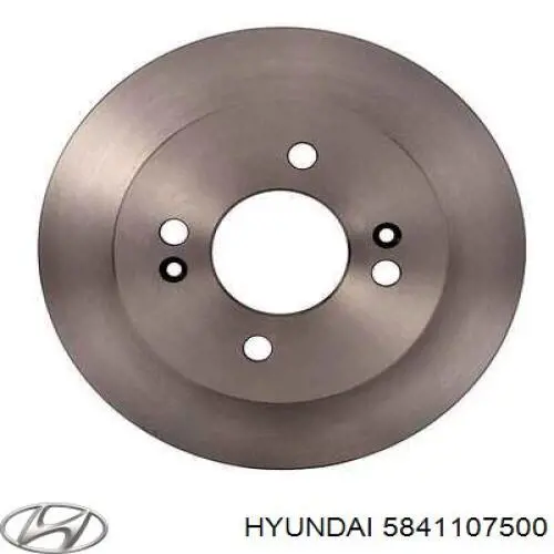 Compre 5841107500 Hyundai/Kia Disco do freio traseiro