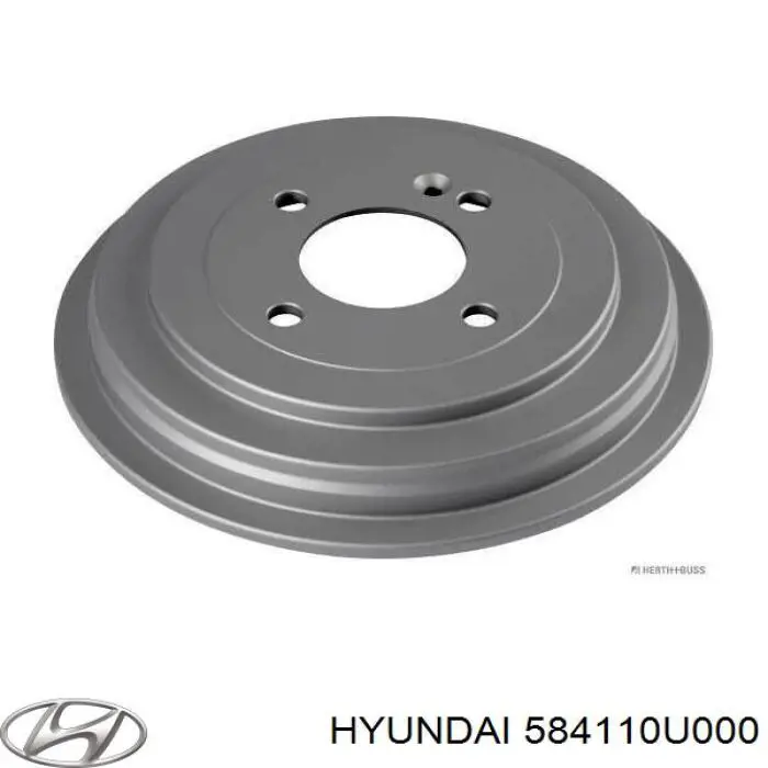 584110U000 Hyundai/Kia Tambor do freio traseiro