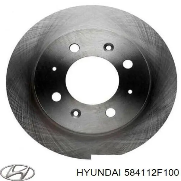584112F100 Hyundai/Kia Disco do freio traseiro