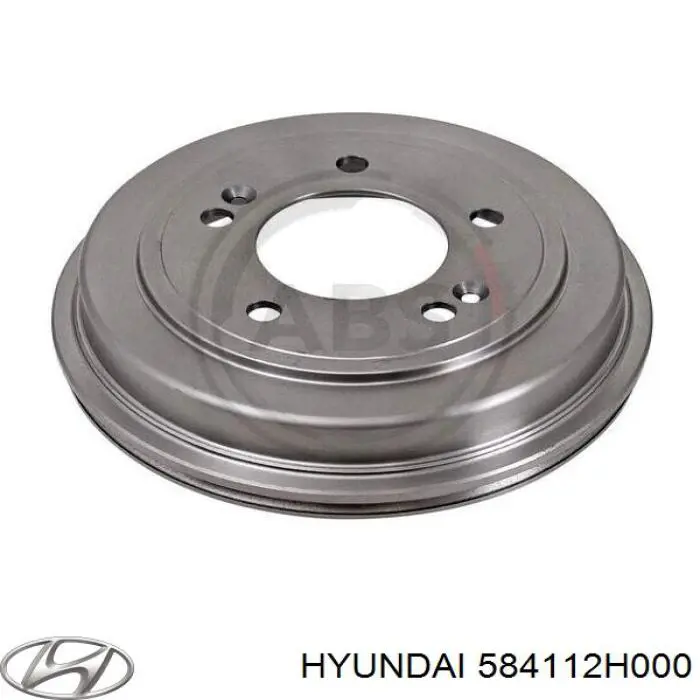 Tambor do freio traseiro Hyundai/Kia 584112H000 preço, a partir de 55,39 USD