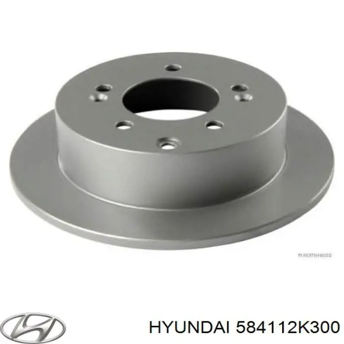 584112K300 Hyundai/Kia Disco do freio traseiro