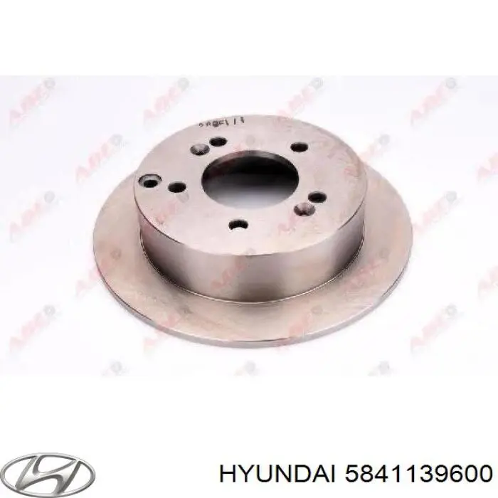 Disco do freio traseiro Hyundai/Kia 5841139600 preço, a partir de 62,43 USD