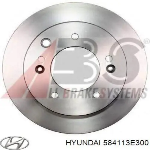 Disco do freio traseiro Hyundai/Kia 584113E300 preço, a partir de 79,93 USD