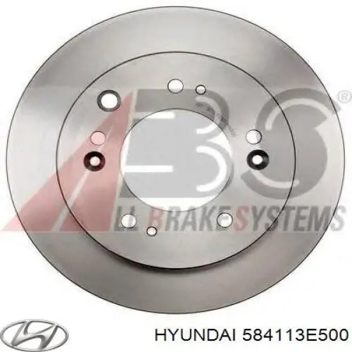 Disco do freio traseiro Hyundai/Kia 584113E500 preço, a partir de 90,24 USD