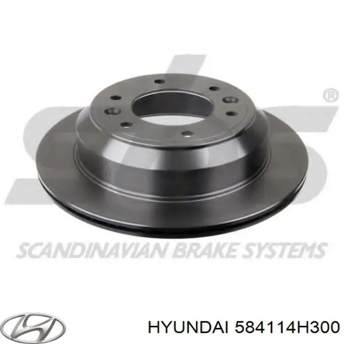 Disco do freio traseiro Hyundai/Kia 584114H300 preço, a partir de 73,57 USD