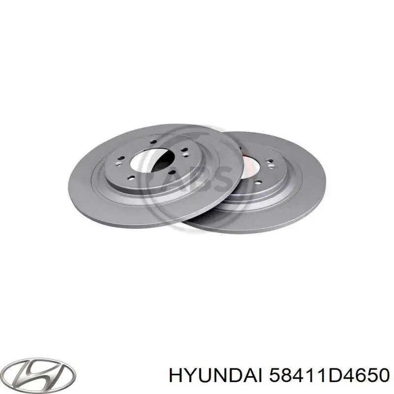 Disco do freio traseiro Hyundai/Kia 58411D4650 preço, a partir de 71,16 USD