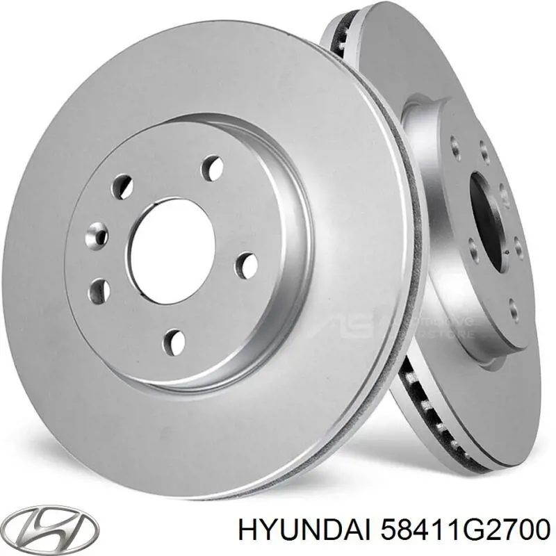 Compre 58411G2700 Hyundai/Kia Disco do freio traseiro