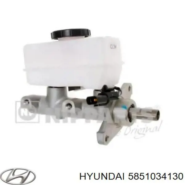 Cilindro mestre do freio Hyundai Sonata III 