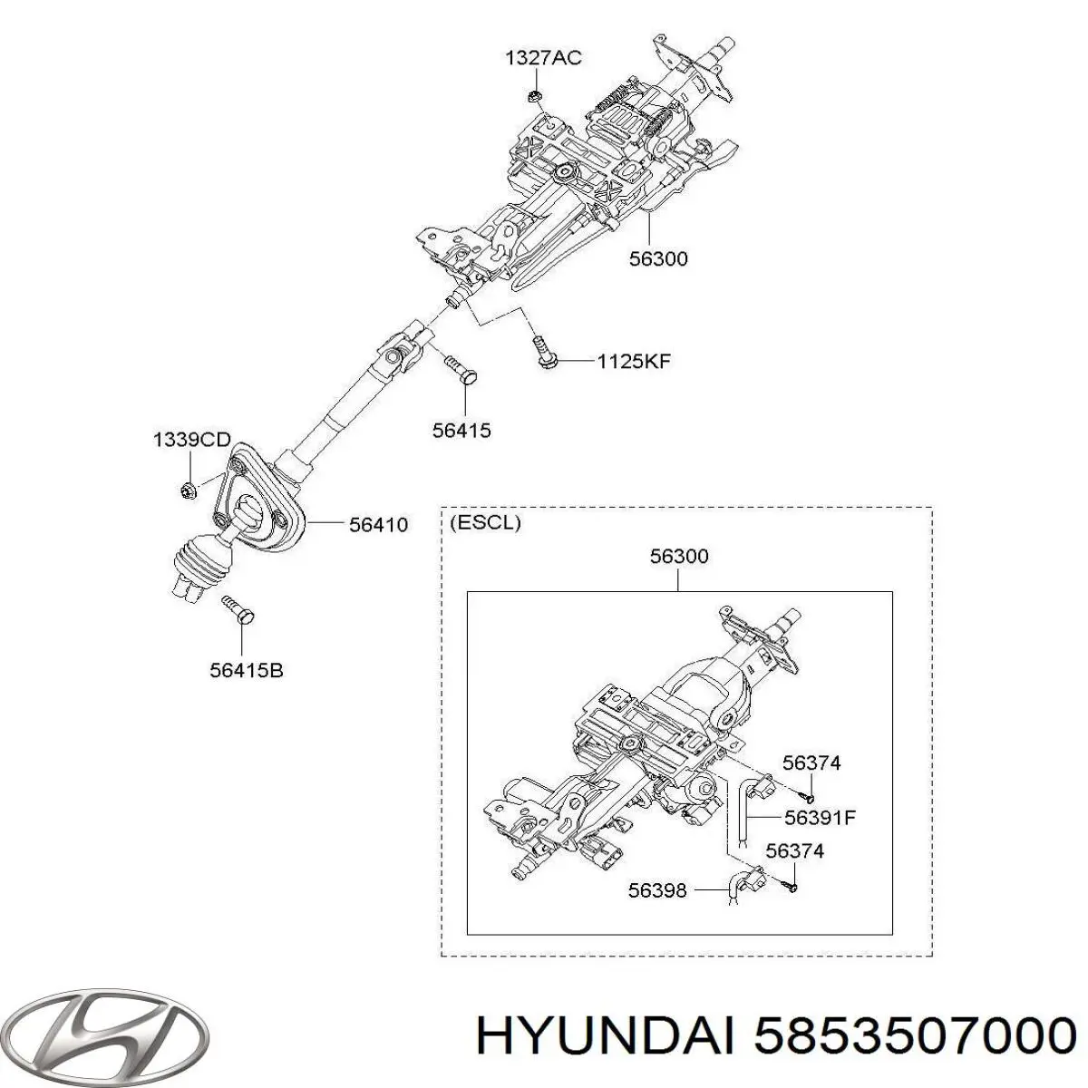5853507000 Hyundai/Kia 