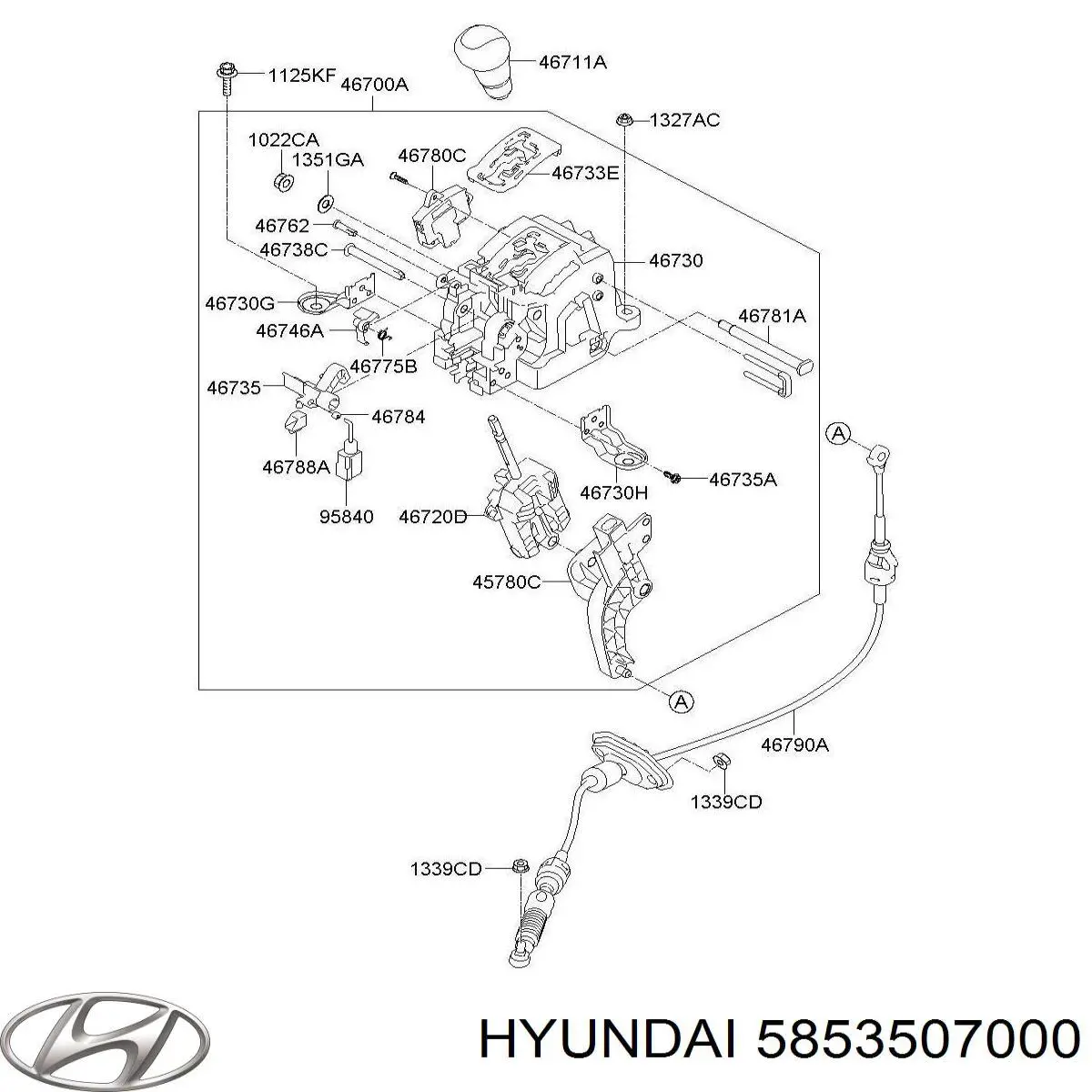 Compre 5853507000 Hyundai/Kia 