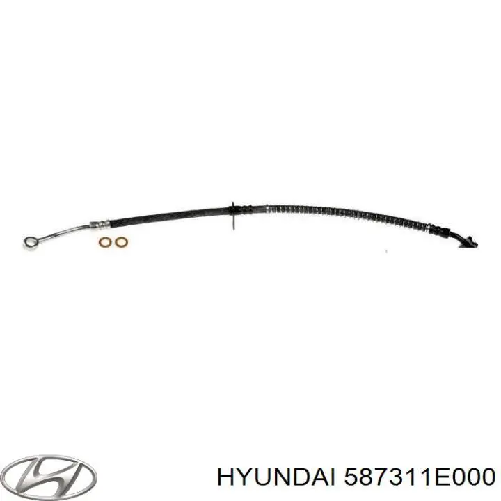 Mangueira do freio traseira esquerda Hyundai/Kia 587311E000 preço, a partir de 30,79 USD