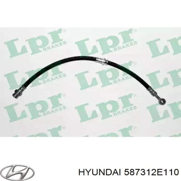 Compre 587312E110 Hyundai/Kia Mangueira do freio dianteira esquerda