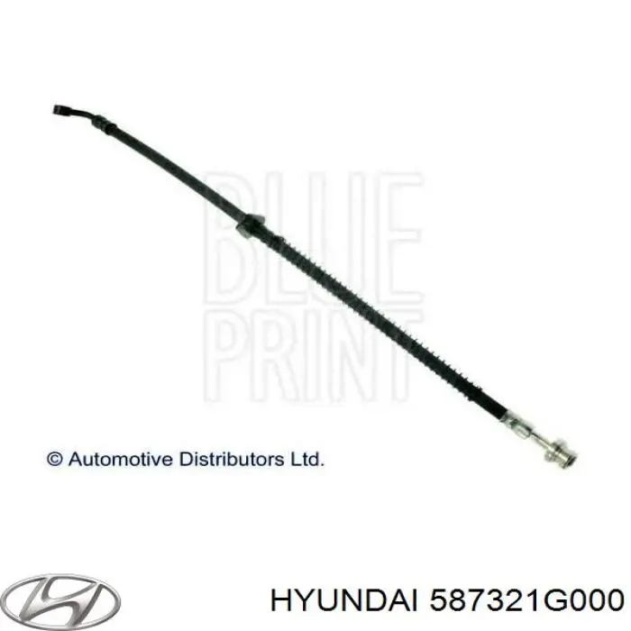 587321G000 Hyundai/Kia Mangueira do freio dianteira direita
