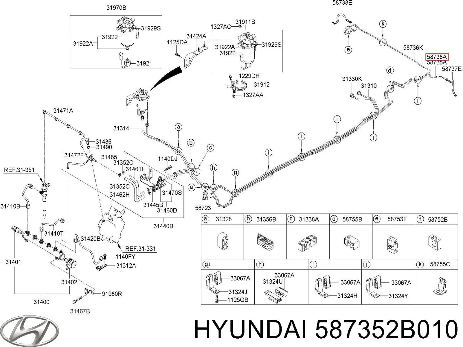 587352B010 Hyundai/Kia 