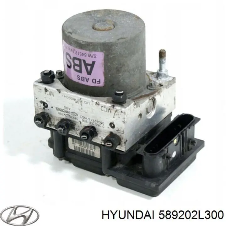 0265800639 Hyundai/Kia Unidade hidráulico de controlo ABS
