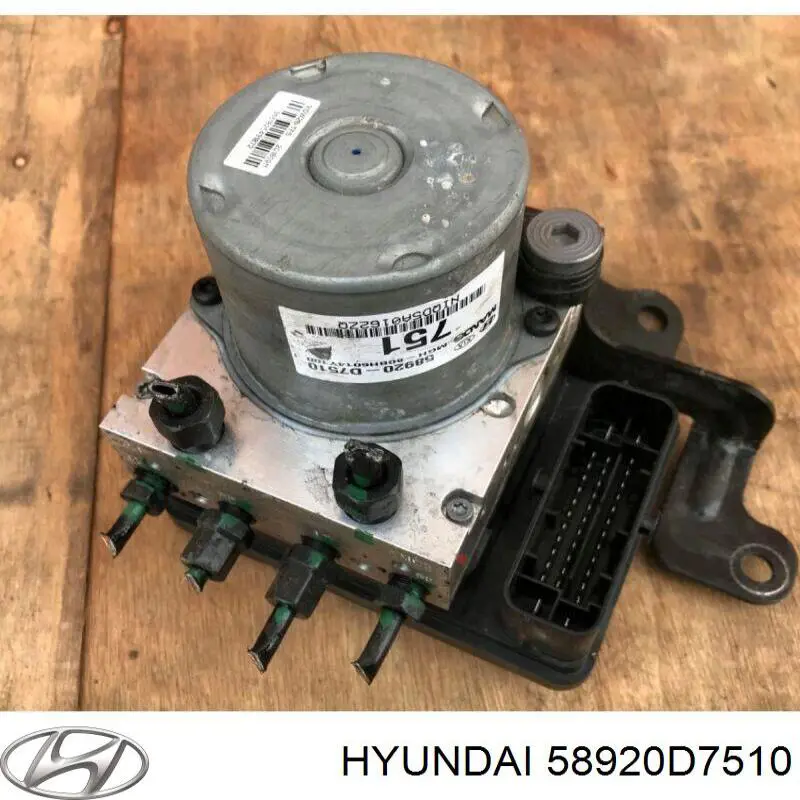 58920D7510 Hyundai/Kia Unidade hidráulico de controlo ABS