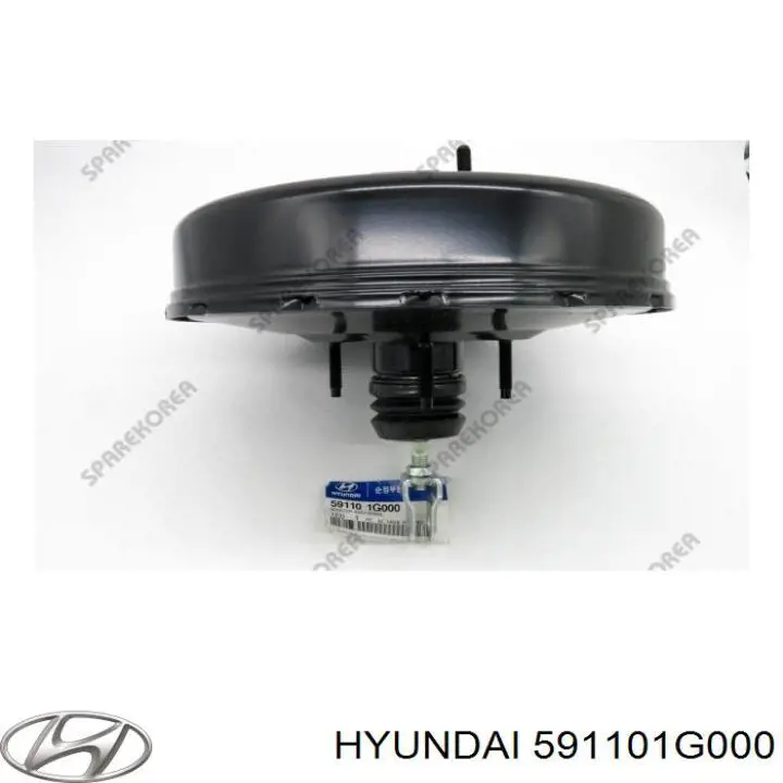 591101G000 Hyundai/Kia Reforçador dos freios a vácuo