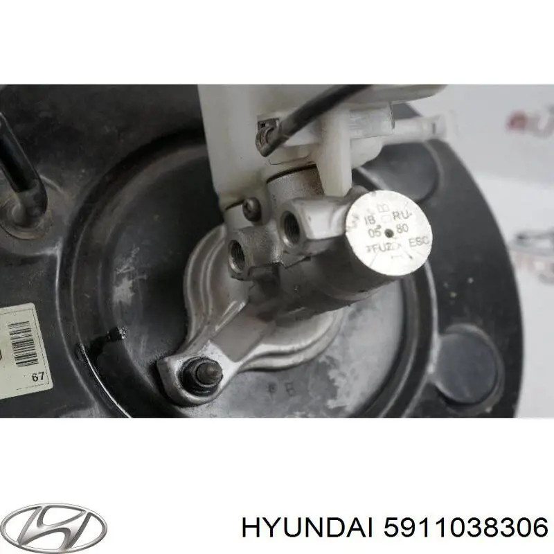  Reforçador dos freios a vácuo Hyundai Sonata IV sedan (EF) (1998 - 2001) IV