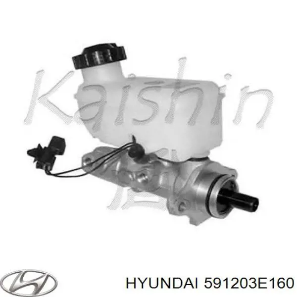 591203E160 Hyundai/Kia Cilindro mestre do freio