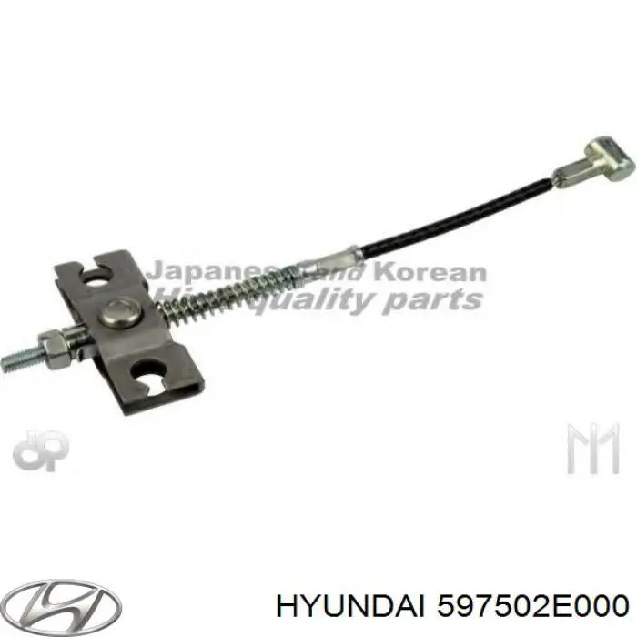 Compre 597502E000 Hyundai/Kia Cabo do freio de estacionamento dianteiro