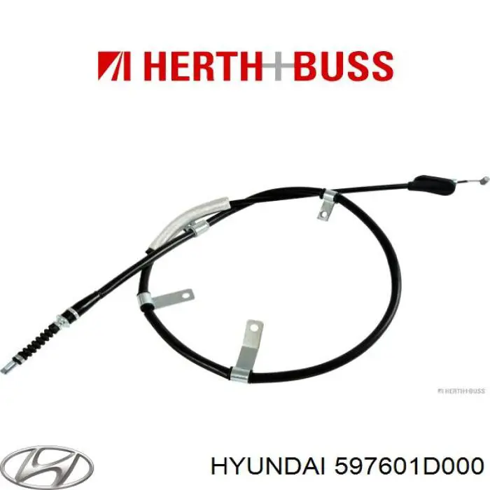 Cabo do freio de estacionamento traseiro esquerdo Hyundai/Kia 597601D000 preço, a partir de 43,51 USD