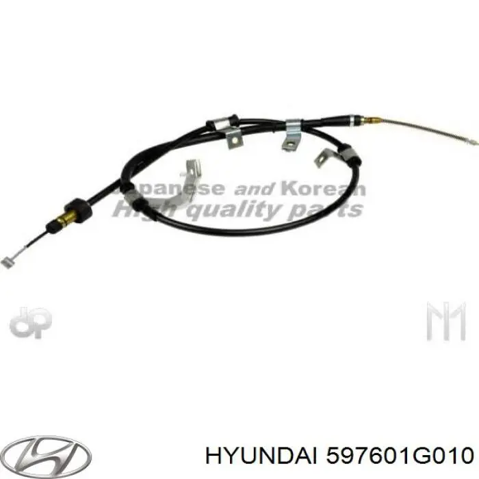 Cabo do freio de estacionamento traseiro esquerdo Hyundai/Kia 597601G010 preço, a partir de 30,27 USD