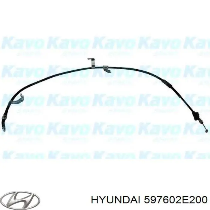 Compre 597602E200 Hyundai/Kia Cabo do freio de estacionamento traseiro esquerdo