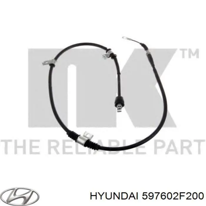 Cabo do freio de estacionamento traseiro esquerdo Hyundai/Kia 597602F200 preço, a partir de 34,78 USD