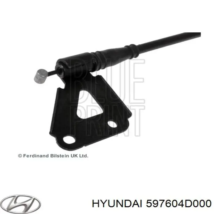 Cabo do freio de estacionamento traseiro esquerdo Hyundai/Kia 597604D000 preço, a partir de 35,16 USD