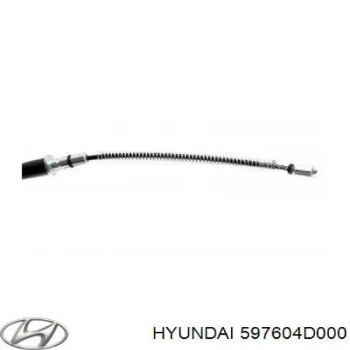 Compre 597604D000 Hyundai/Kia Cabo do freio de estacionamento traseiro esquerdo
