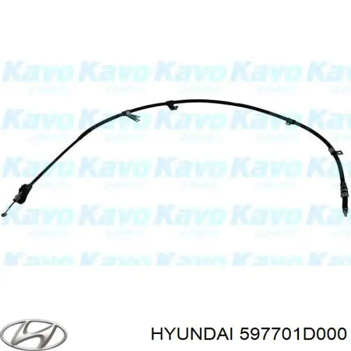 Cabo do freio de estacionamento traseiro direito Hyundai/Kia 597701D000 preço, a partir de 43,84 USD
