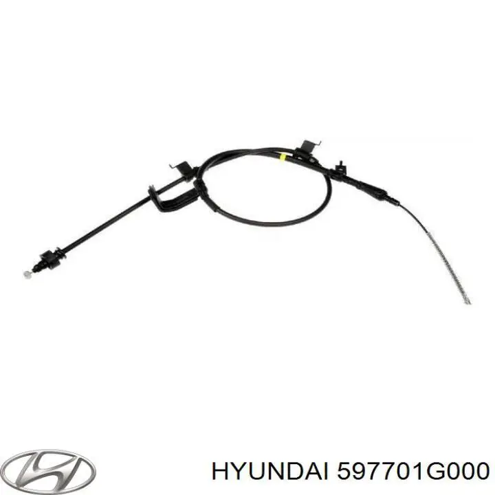 Compre 597701G000 Hyundai/Kia Cabo do freio de estacionamento traseiro direito
