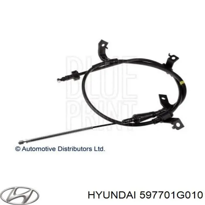 Cabo do freio de estacionamento traseiro direito Hyundai/Kia 597701G010 preço, a partir de 36,05 USD